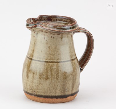 Lot 512 - RICHARD BATTERHAM (1936-2021); a stoneware jug...