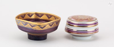 Lot 382 - MARY RICH (1940-2022); a small porcelain bowl...