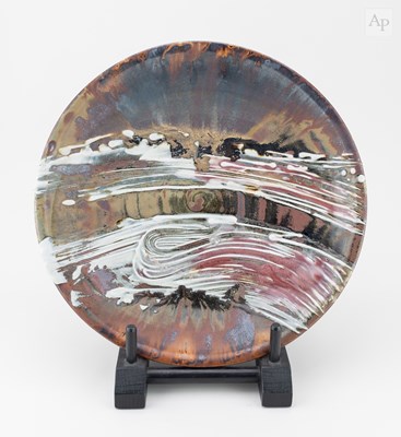 Lot 279 - JOHN CALVER (born 1947); a large stoneware...
