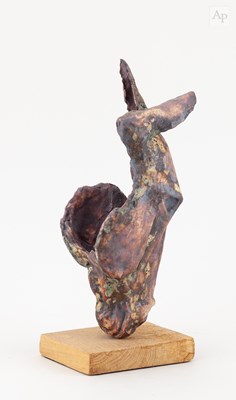 Lot 24 - ANGELA SIDWELL; a stoneware sculpture of a...