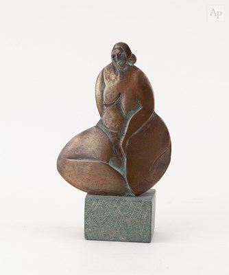 Lot 317 - JUDE JELFS (born 1950); a bronze sculpture of...