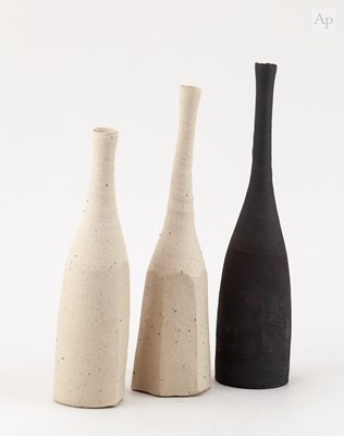 Lot 9 - AKIKO HIRAI (born 1970); a trio of stoneware...
