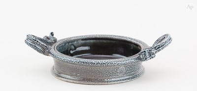 Lot 611 - WALTER KEELER (born 1942); a small salt glazed...