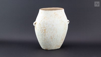 Lot 435 - PAUL PHILP (born 1941); a lugged stoneware...