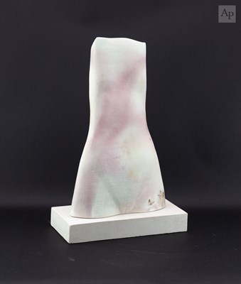 Lot 319 - JUDITH DAVIES (born 1955); a large flattened...