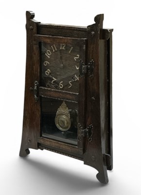 Lot 164 - An early 20th century Arts and Crafts carved...