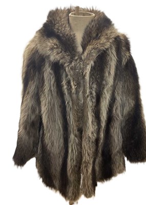 Lot 138 - A fur jacket with monogrammed lining ' Emilio...