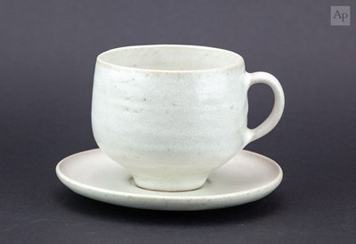 Lot 353 - LUCIE RIE (1902-1995); a stoneware cup and...