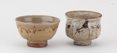 Lot 267 - JIM MALONE (born 1946); a stoneware chawan...