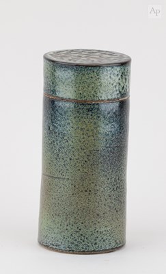 Lot 133 - DANIEL BOYLE; a cylindrical salt glazed jar...