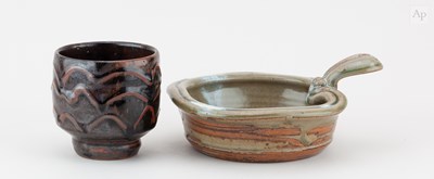 Lot 575 - TAKESHI YASUDA (born 1943); a small stoneware...