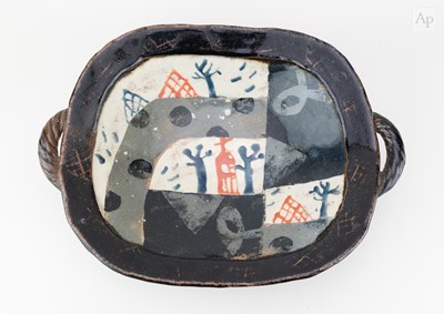 Lot 297 - JOHN MALTBY (1936-2020); a twin handled...