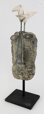 Lot 300 - JOHN MALTBY (1936-2020); 'Fisherman and Bird',...