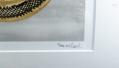 Lot 44 - BERNARD LEACH (1887-1979); 'Deer Plate', a...