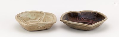 Lot 189 - EDWARD HUGHES (1953-2006); a stoneware dish...