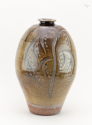 Lot 473 - PHIL ROGERS (1951-2020); a tall stoneware...