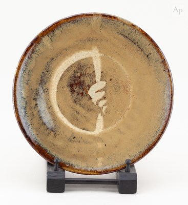 Lot 470 - PHIL ROGERS (1951-2020); a stoneware plate...