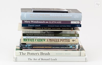 Lot 655 - A collection of monographs on studio ceramics...