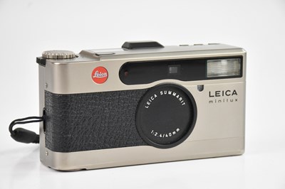 Lot 80 - LEICA; a Minilux 35mm compact camera (serial...