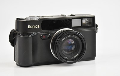 Lot 99 - KONICA; a Hexar 35mm compact camera (serial No...