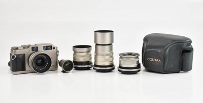 Lot 91 - CONTAX; a G1 35mm rangefinder film camera...