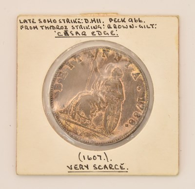 Lot 1577 - A rare George III (1760-1820) 1788 pattern...