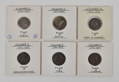 Lot 1566 - Six Edward I (1272-1307) hammered silver...
