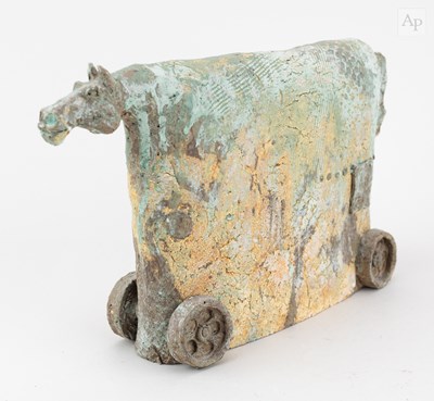 Lot 33 - AREK SZWED (born 1969); a grogged earthenware...