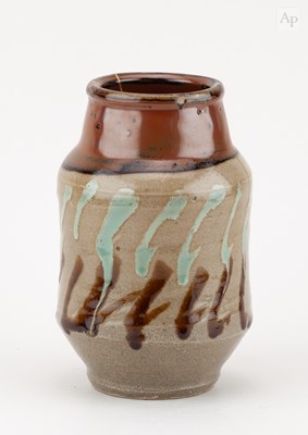Lot 552 - SHOJI HAMADA (1894-1978); a stoneware...