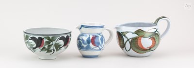 Lot 340 - LAURENCE McGOWAN (born 1942); a Maiolica style...