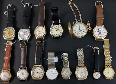 Lot 718 - Twelve lady's and gentleman's wristwatches,...