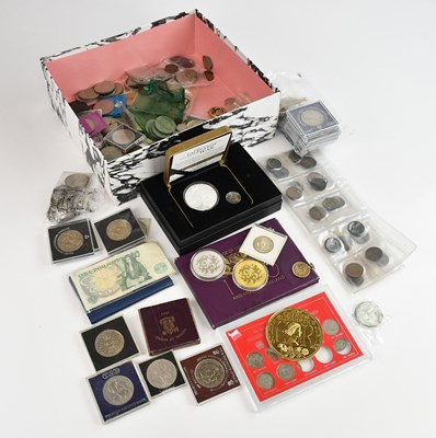 Lot 227 - A selection of predominantly British coins...