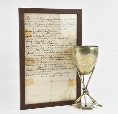 Lot 1109 - A Victorian silver plated trophy modelled as a...