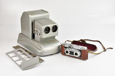 Lot 127 - A Wirgin Eliza Stereo camera, with a 35mm f3.5...