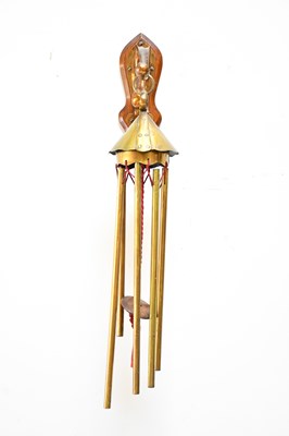 Lot 590 - SAMUEL HEATH & SONS; Art Nouveau brass hanging...