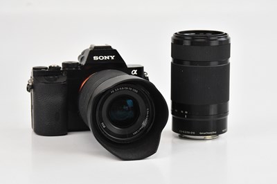 Lot 92 - SONY, an A7s mirrorless digital camera, with...