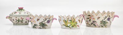 Lot 1379 - Four pieces of modern Chinese crackle glazed...