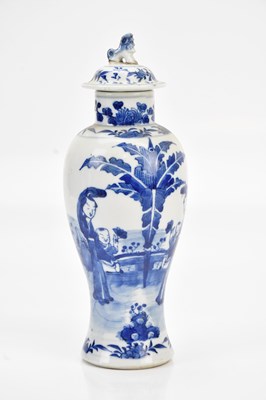 Lot 1171 - A late 19th century Chinese blue and white...