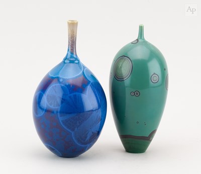 Lot 516 - RICHARD BIDEAU (born 1971); an ovoid porcelain...