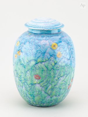 Lot 528 - RUPERT ANDREWS (born 1947); an earthenware jar...