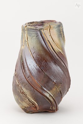 Lot 342 - LINDA DE NIL (born 1959); a large faceted wood...