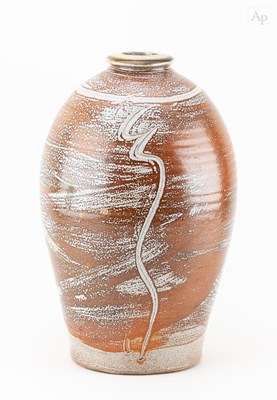 Lot 471 - PHIL ROGERS (1951-2020); a tall salt glazed...