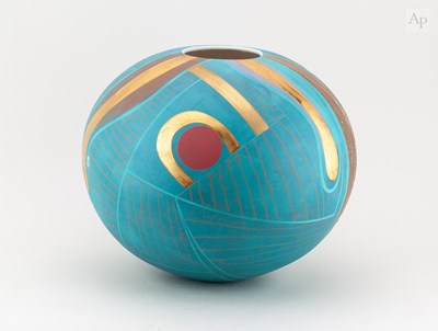 Lot 588 - TONY LAVERICK (born 1961); a globular white...