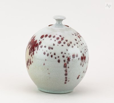 Lot 439 - PETER BEARD (born 1951); a stoneware jar and...