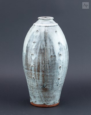 Lot 268 - JIM MALONE (born 1946); a tall stoneware...