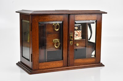 Lot 459 - A Victorian mahogany smoker's cabinet, with...