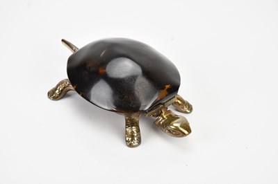 Lot 531 - A novelty silver plate and tortoiseshell desk...
