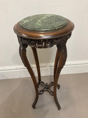Lot 2100 - A mid 20th century marble topped jardinière...