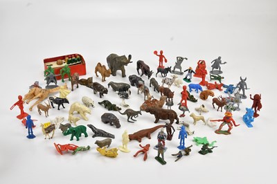 Lot 2137 - BRITAINS; a collection vintage lead animals...
