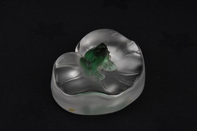 Lot 183 - DAUM, FRANCE; a pâte-de-verre Art Glass...
